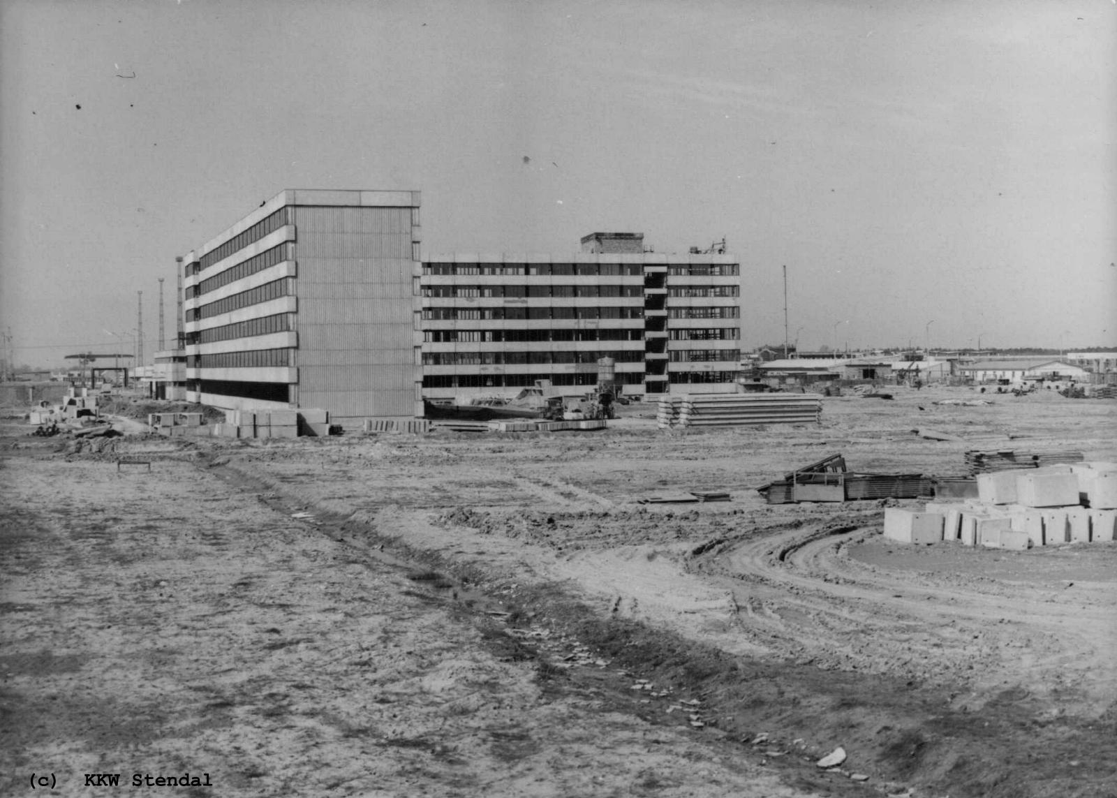  Baustellenfoto 1978, EGZ Mehrzweckgebäude 